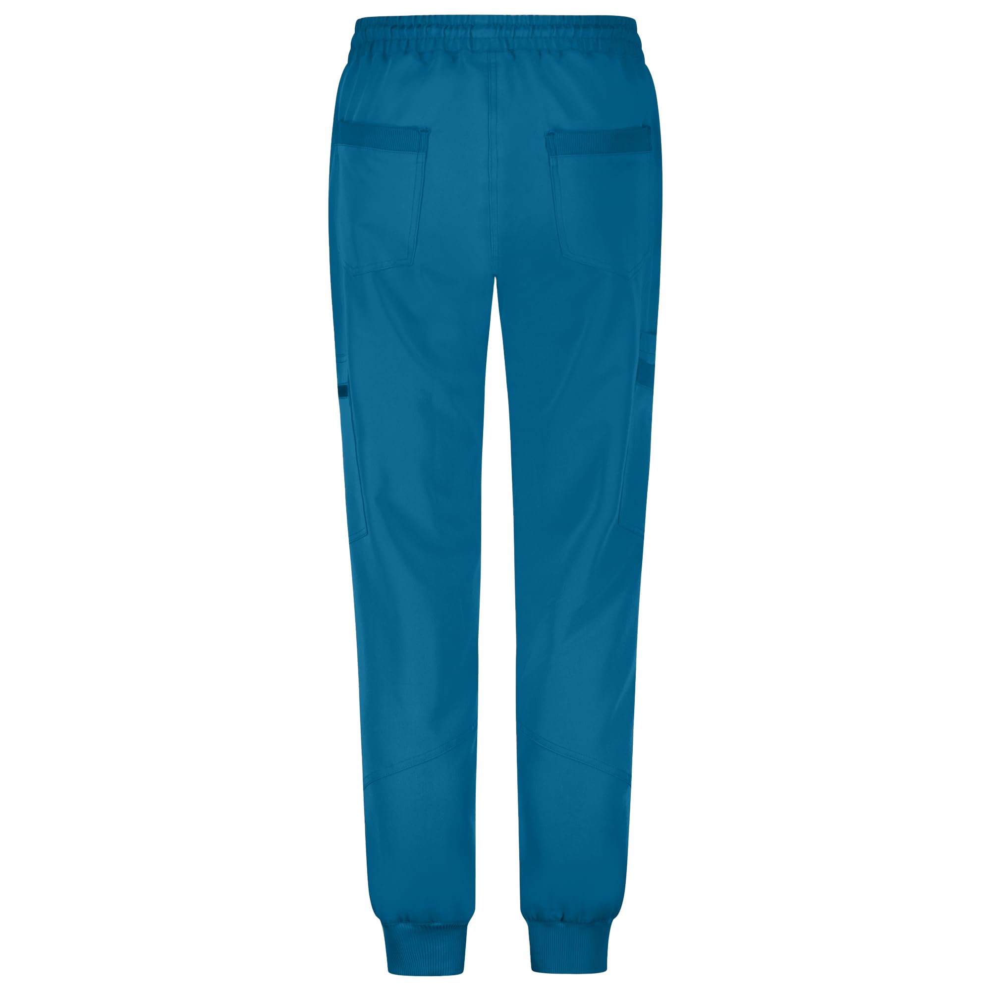 B-well Ricci Pantaloni Infermiere Donna Pantaloni Sanitari Donna Elastici Pantaloni Medici Donna Spandex con Elastico in Vita e 7 Tasche
