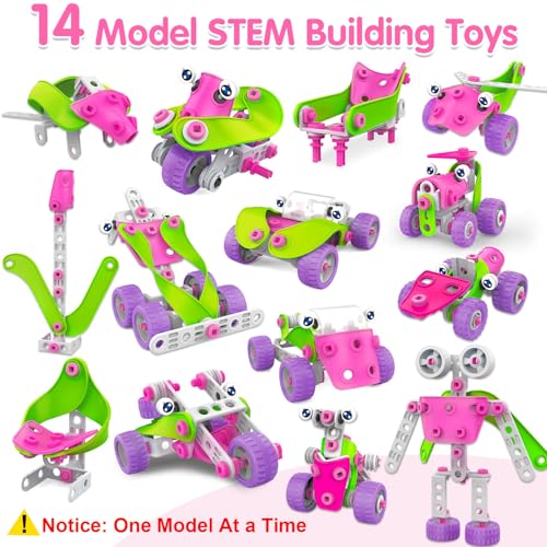 Pink STEM Building Set