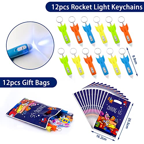 108 Pièces Cadeau Anniversaire Espace Jouet Enfant, Pinata Anniversaire Garcon, Porte-Clés Signets Sac Cadeau… - Image 5
