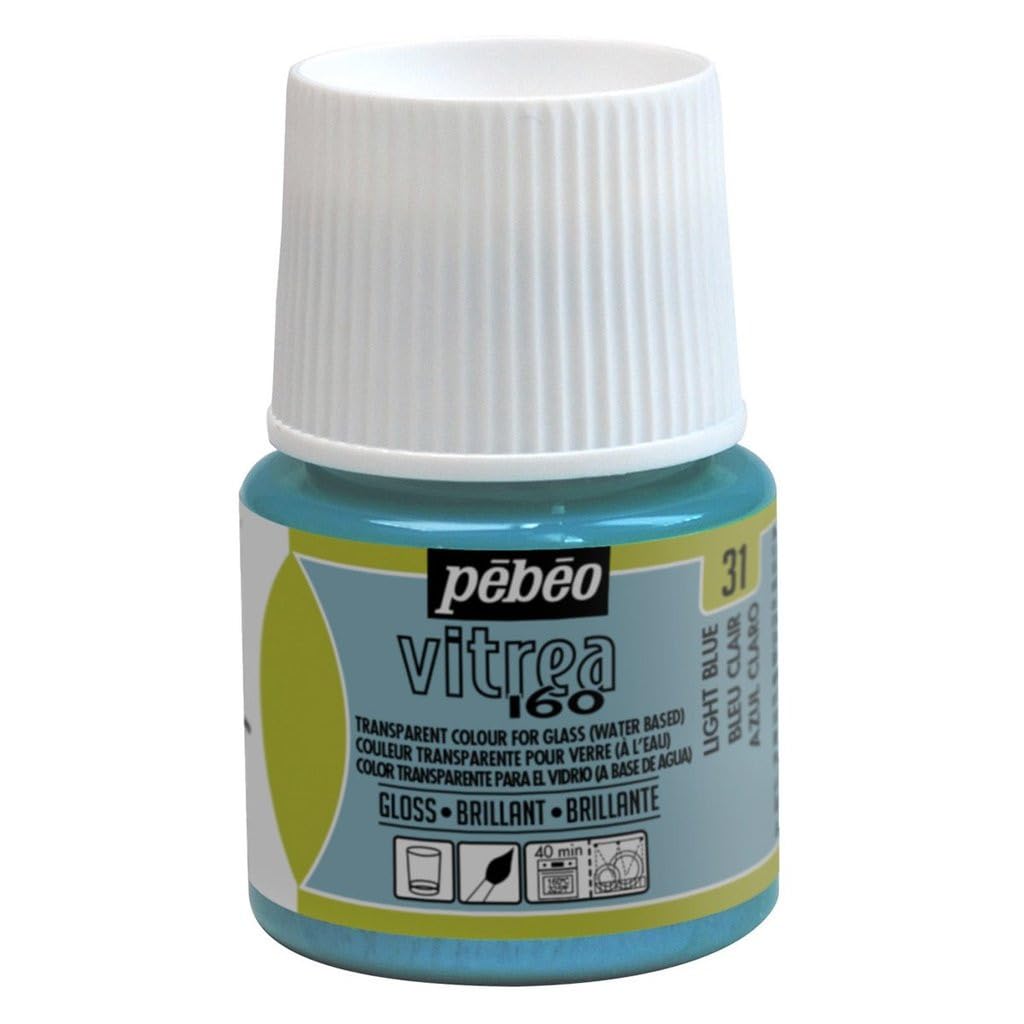 Pebeo Vitrea 160 Discovery Glossy 45ml Light Blue