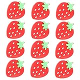 HONITANO 12 Piezas Amortiguadores de para Raqueta de Tenis Reductores de Vibración Portátiles y Fácil de Instalar Accesorios para Jugadores de Tenis Color Rojo