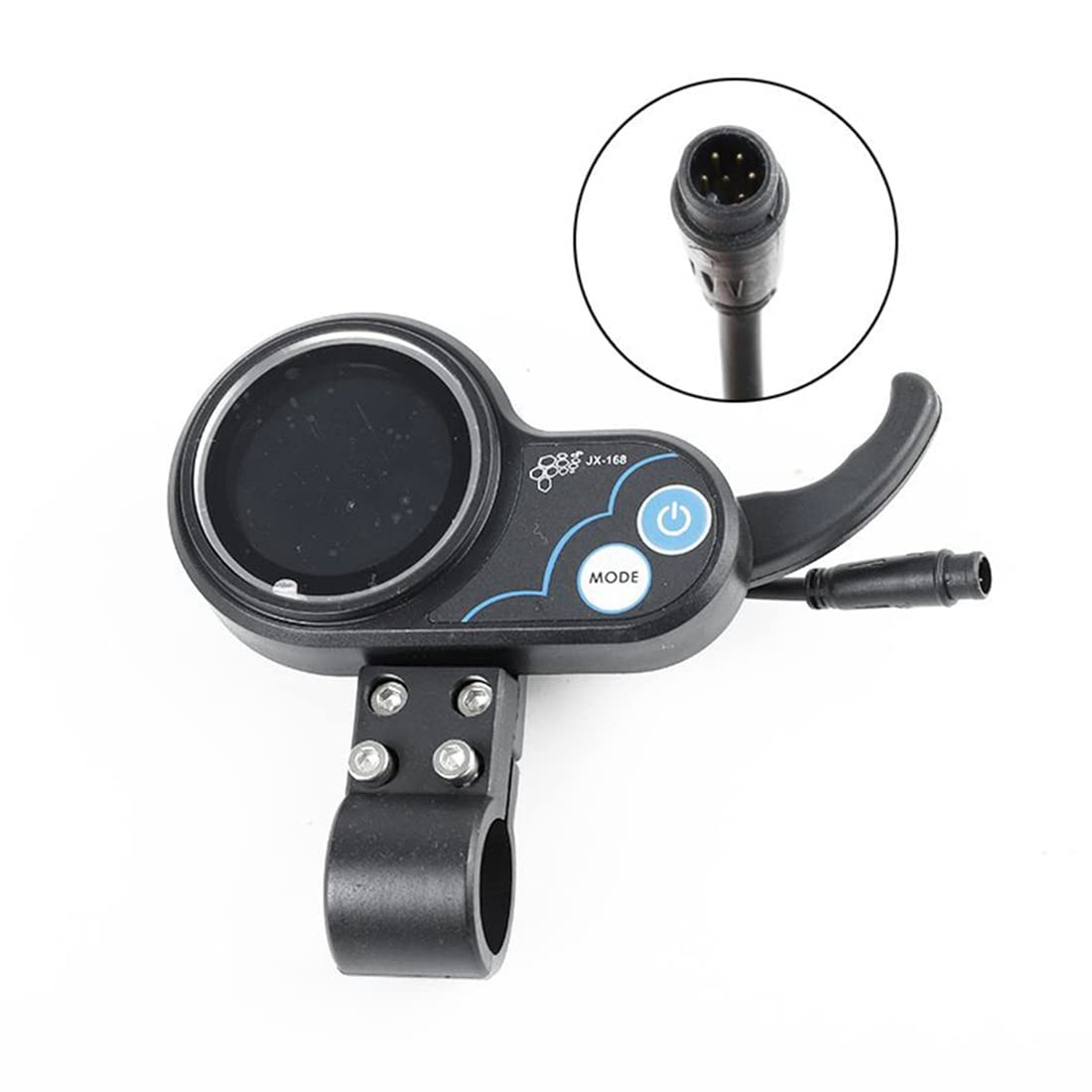 168 Instrument d'accélération Trottinette électrique 36 V/48 V Écran LCD Gouverneur Instrument Accélérateur Accessoires