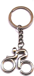 مادليه مفاتيح عاليه الجوده ميدالية نيكل على شكل راكب دراجة