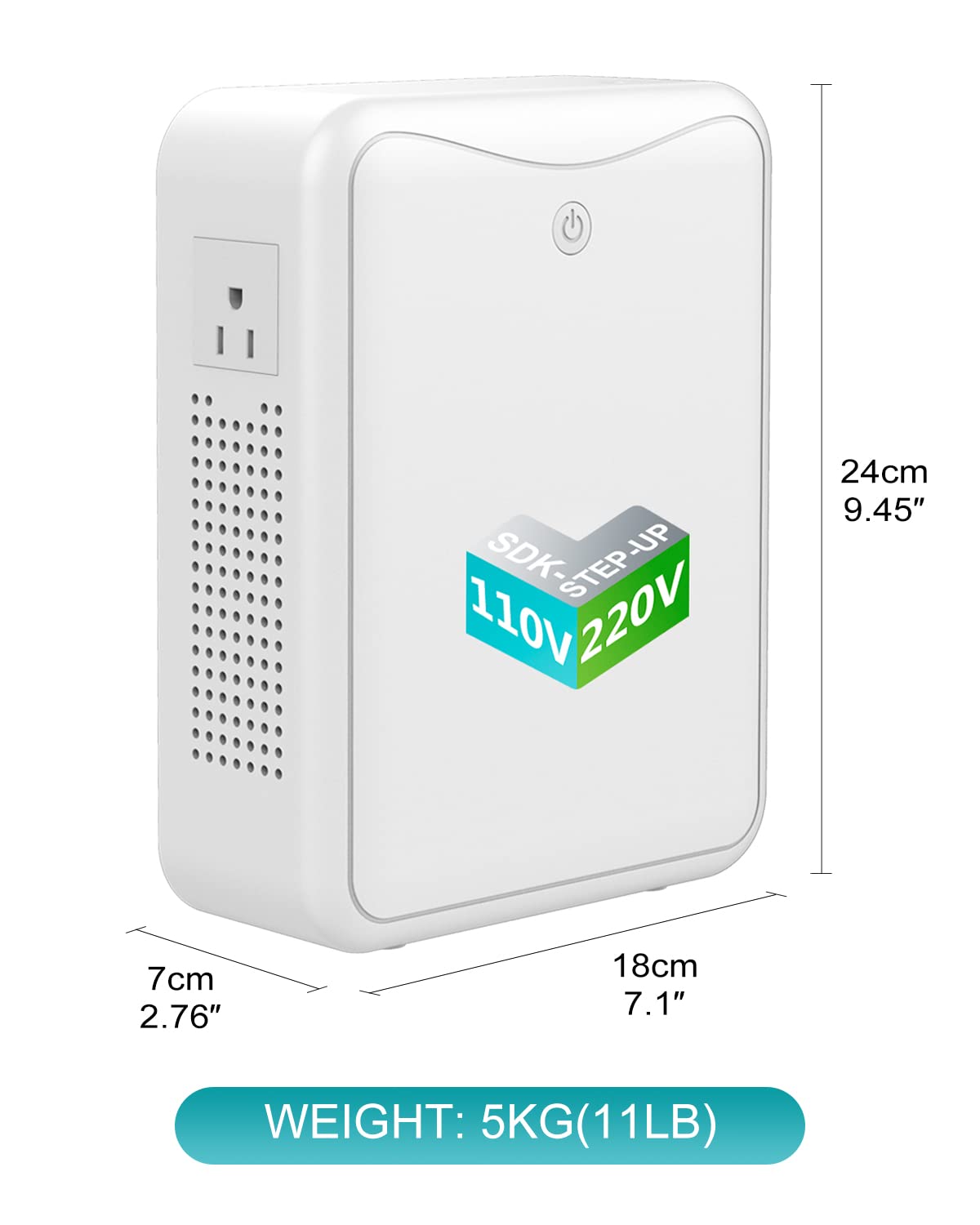 ZHENGXI ELECTRIC 1000W 230v auf 110v Spannungswandler USA ，Step Down Transformer Voltage Converter 220v-240v to 110v-120v