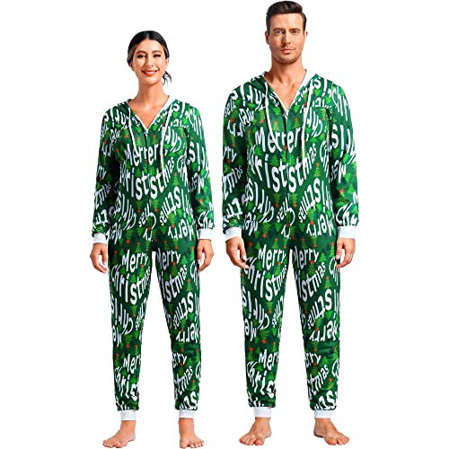 frawirshau Pajamas Onesies Adult Holiday Pajamas For Family
