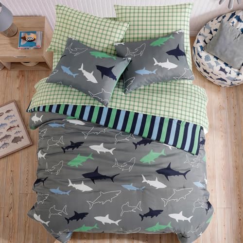 Image of Full Size Comforter Sets for Boys-7 Pieces Soft Full Size Bedding Sets