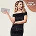 UBAYMAX Evening Bag Clutch Purses for Women Handbags Shoulder Crossbody Wedding Bag for Prom Cocktail Party Wedding (Silver)