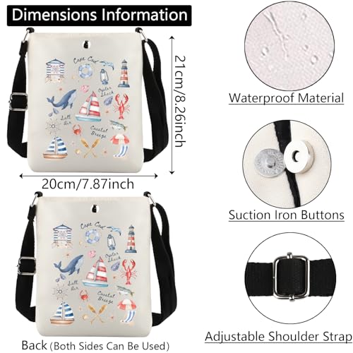 WCGXKO Family Trip Gift New England Trip Gift Take Me To The Cape Cod Crossbody Bag For Women2