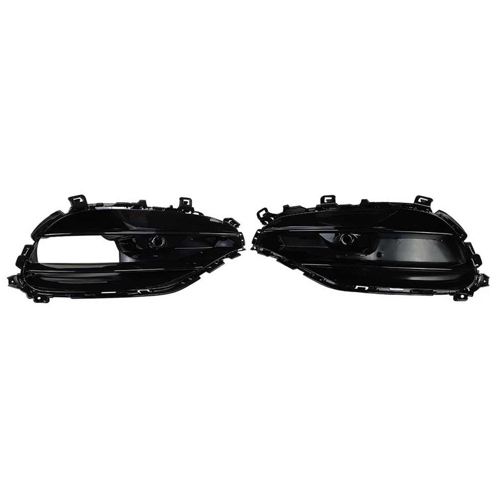 Rejillas Frontales de Radiador 1 Juego De Rejilla De Luz Antiniebla Del Parachoques Delantero Del Coche Para Benz Para Clase A W176 A180 A200 A250 A45 AMG 2016-2018 Rejillas Delanteras