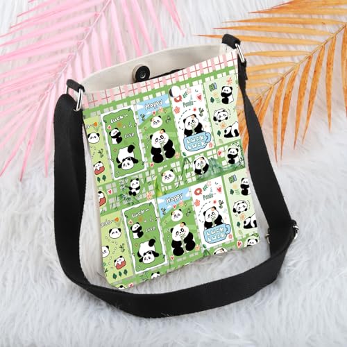 MBMSO Panda Crossbody Bag - Sling Purse for Women & Men - Travel Cross Body Purse - Panda Lovers Gift4