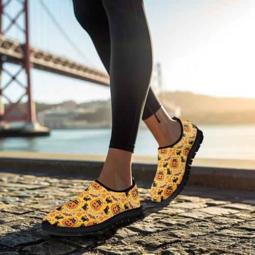 Image of Womens Slip On Walking Shoes Non Slip Loafer Breathable Holiday Travel Shoe Lightweight Casual Low Top Sneakers SizeUS 5.5-11.5