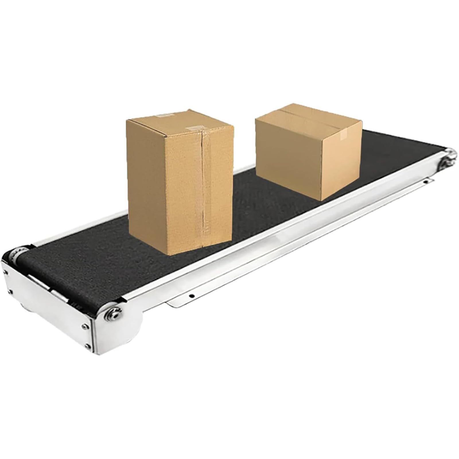 AYCDL Desktop Electric Conveyor Belt 460mm/552mm/600mm - Small Assembly Line, 3.5-5KG Load Capacity, 50-400mm/s Speed, Ideal for Food Processing & Logistics Transport,552mm