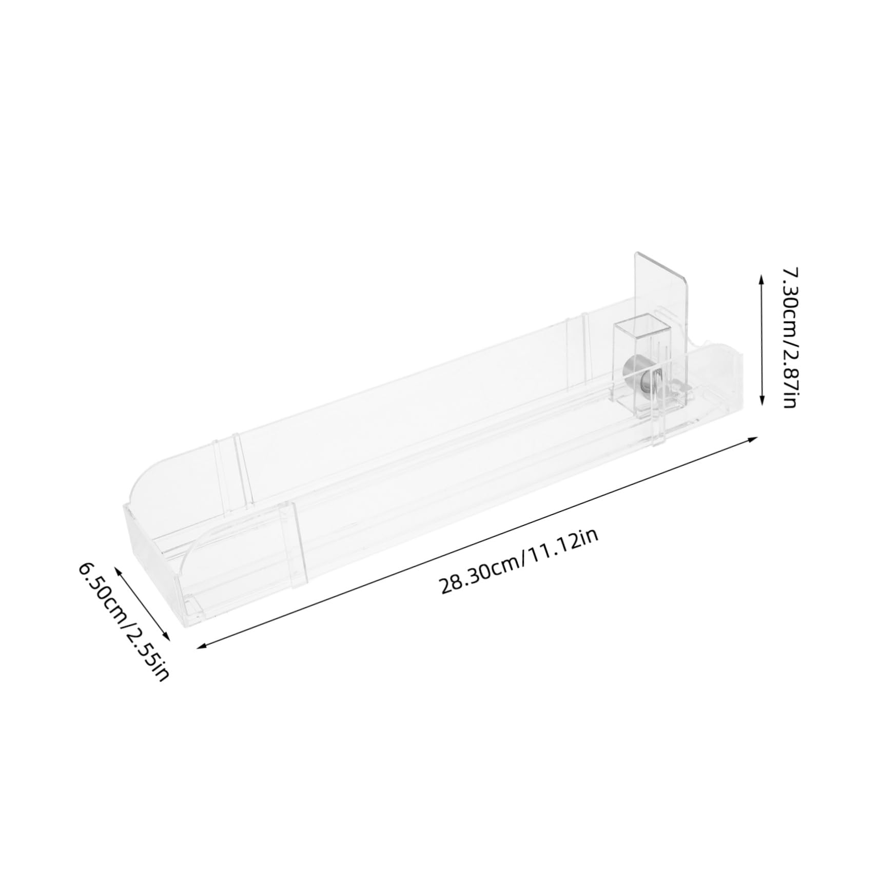 Alipis Glide Fridge Organizer Drinks Soda Can Organizer Display Holder for Store Beverage Shelf Glides