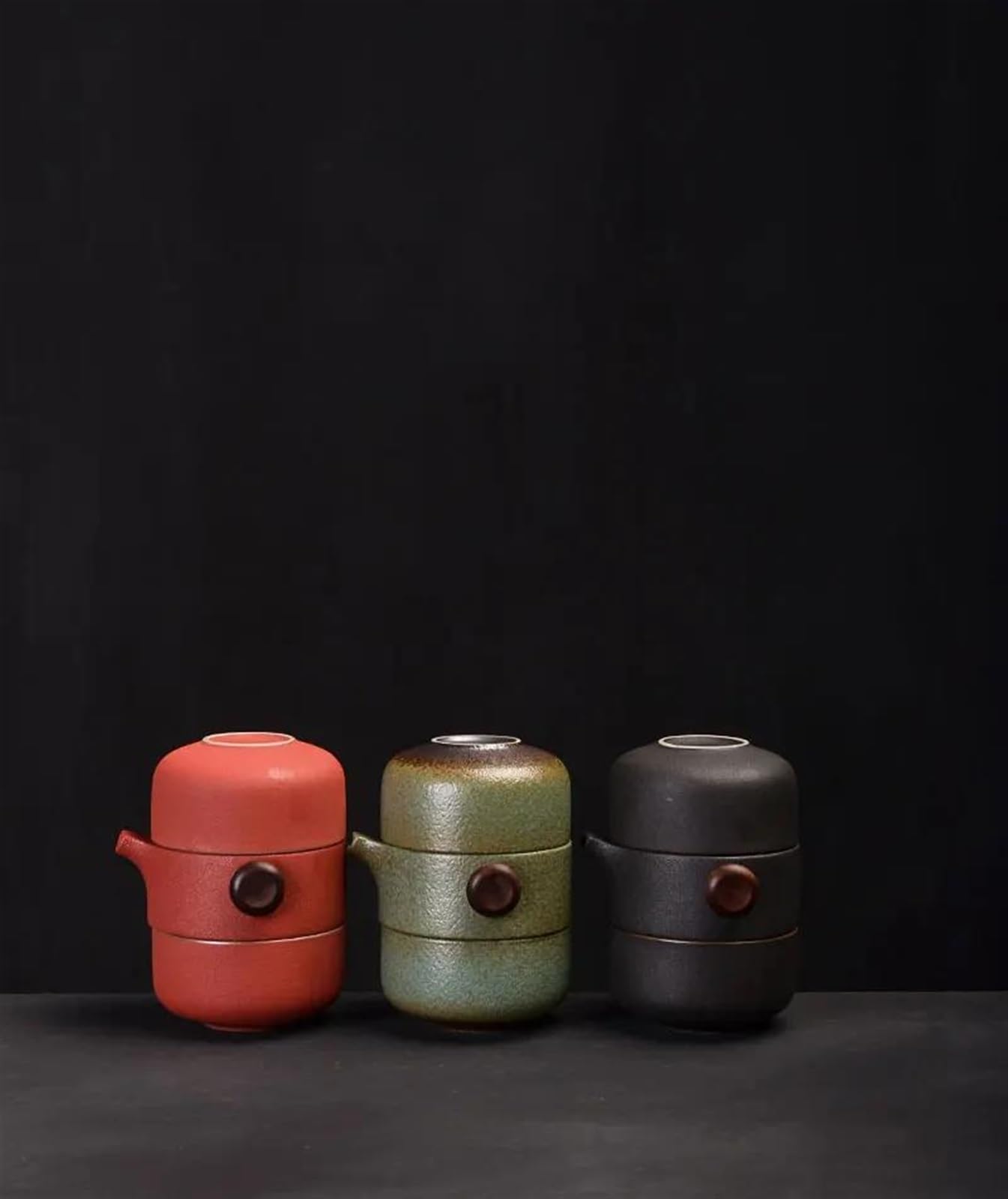Czajniki Japońskie ceramiczne czajniczki Filiżanki do herbaty Ręcznie robiony przenośny zestaw do herbaty podróżnej i biurowej Porcelanowy zestaw do herbaty Przenośny zestaw do herbaty