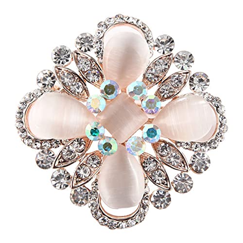 Broche strass pour bouquet de mariage et soirées habillées