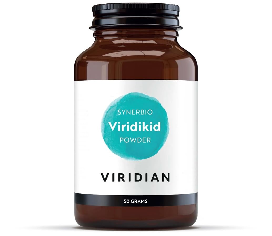 Viridikid Synerbio Powder with Vitamin C - 50g | Expertly Formulated Friendly Bacteria | Prebiotics | Vitamin C to Support Normal Immunity | Dairy-Free | 100% Active Ingredients