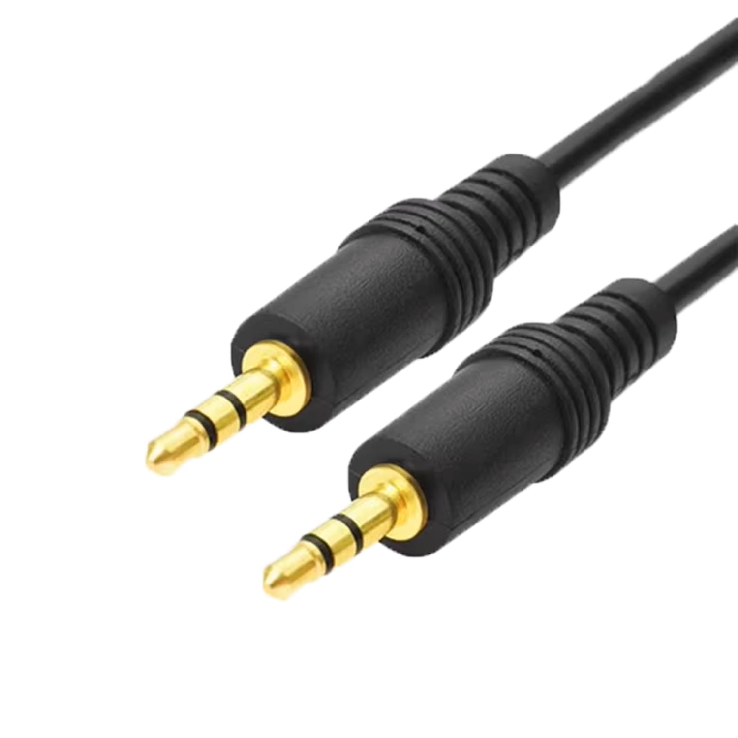 Image secondaire de Câble Auxiliaire Jack 2,5 mm Mâle à Mâle - 1,50 m Noir