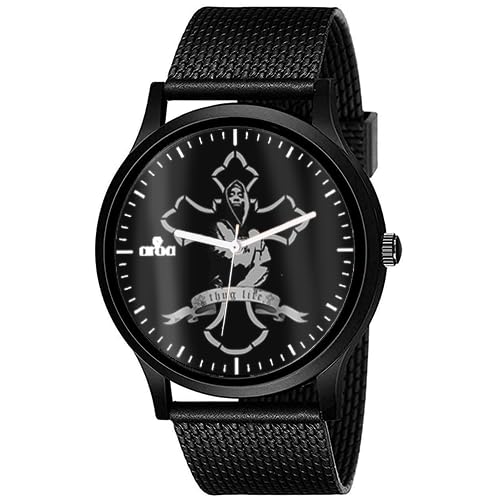 AROA Watch New Watch for Tupac Thug Life Model : 684 Black Metal Type Analog Black Strap Watch Black Dial for Men Stylish Watch for Boys (B0C77JLWP8) Amazon Price History, Amazon Price Tracker