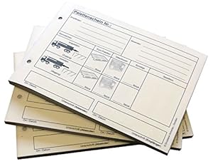 Druckerei Scharlau Palettenschein Block DIN A5