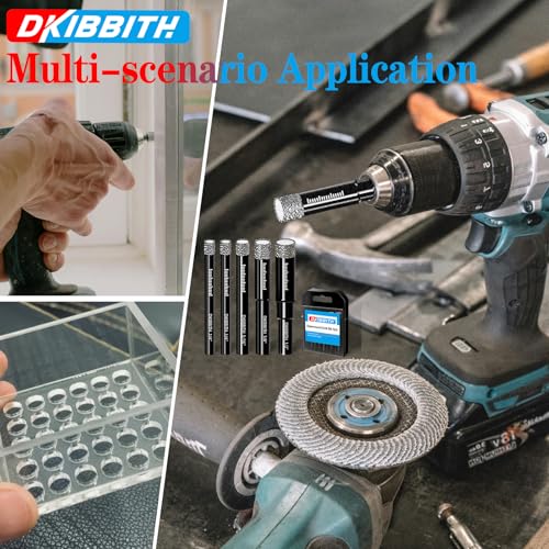 DKIBBITH 1/4-Inch Diamond Drill Bits