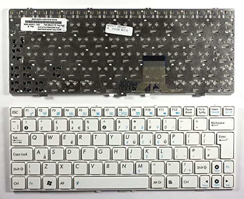Clavier PC portable cassé ? Remplacez-le par ce modèle Power4Laptops pour ASUS 04GOA0U1KUK10-3 blanc