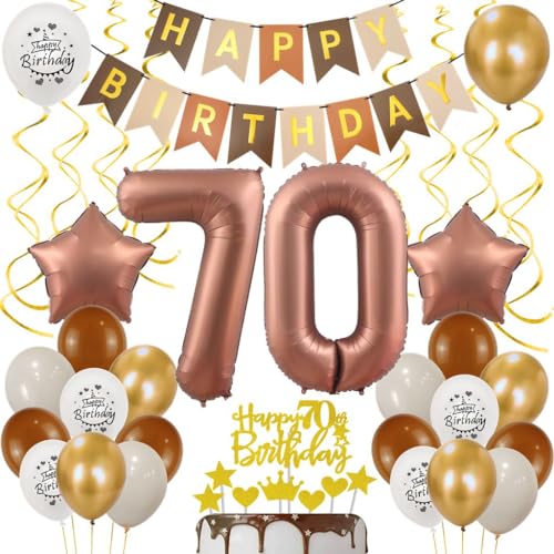 Palloncini 70 anni colorati 23cm 8pz