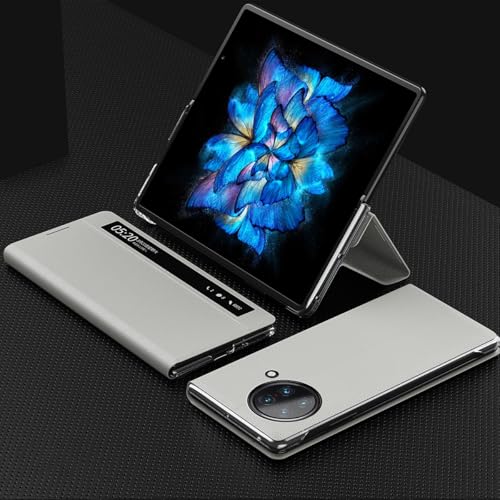 Étui cuir Vivo X Fold 3 : coque blanche pour écran pliable
