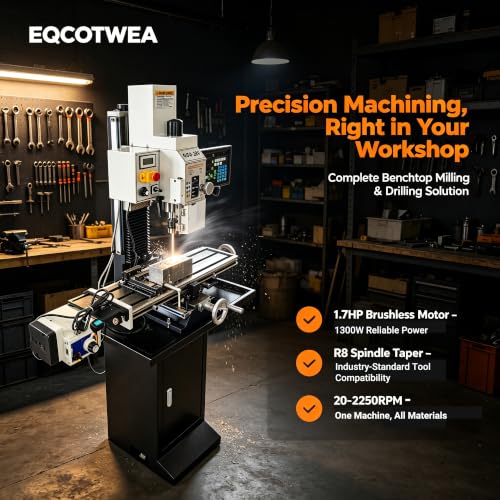 EQCOTWEA DRO Milling Machine