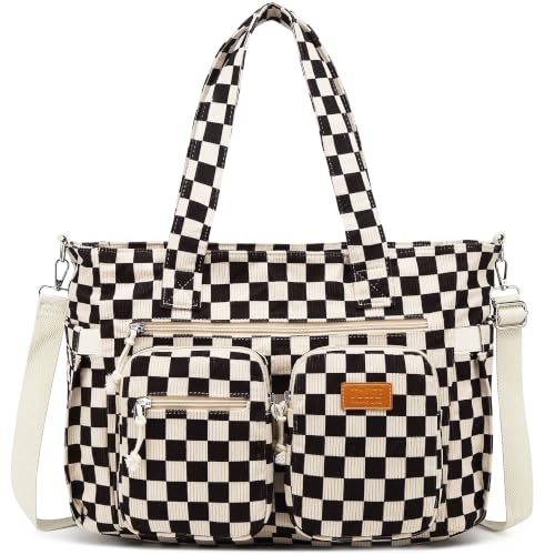 Image of ToLFE Women Top Handle Satchel Handbags Shoulder Bag Messenger Tote Bag Purse Crossbody Bag Travel Work Tote Bag