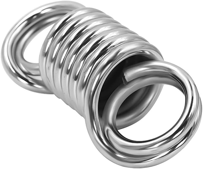 Aoneky Heavy Duty Punching Bag Spring - 300lb Capacity All-Steel Construction with Vibration Absorption, Top/Bottom Mount for 75-300lbs Boxing Bags (Safety Locked Ends)​