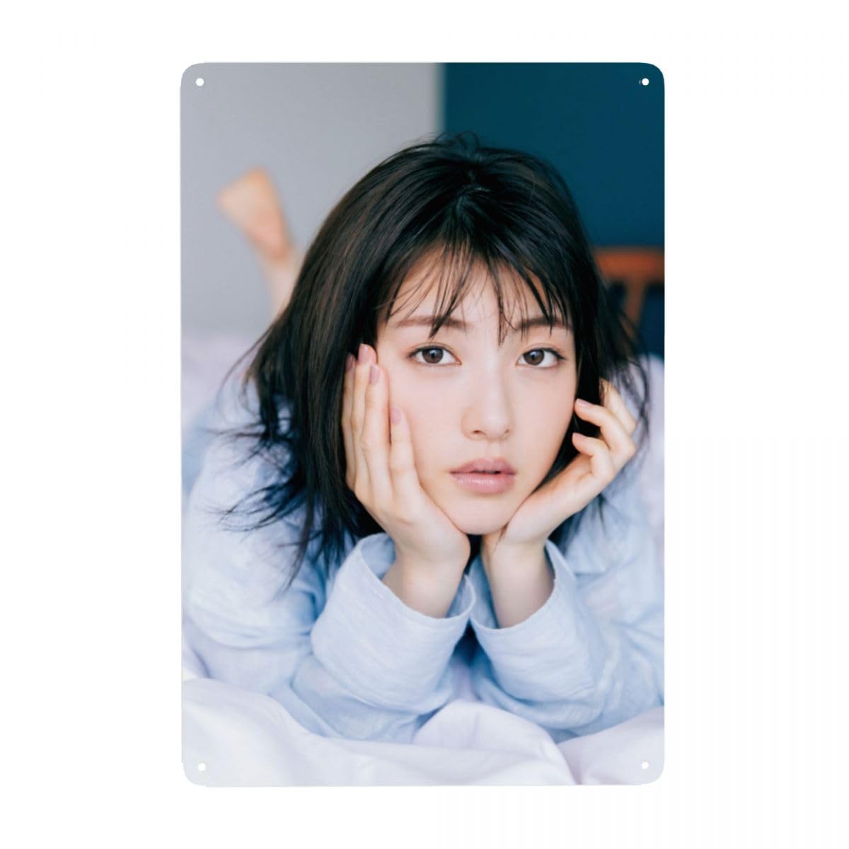 Amazon.co.jp: 浜辺美波 ブリキの絵 ブリキ看板 金属ポスター 装飾鉄絵