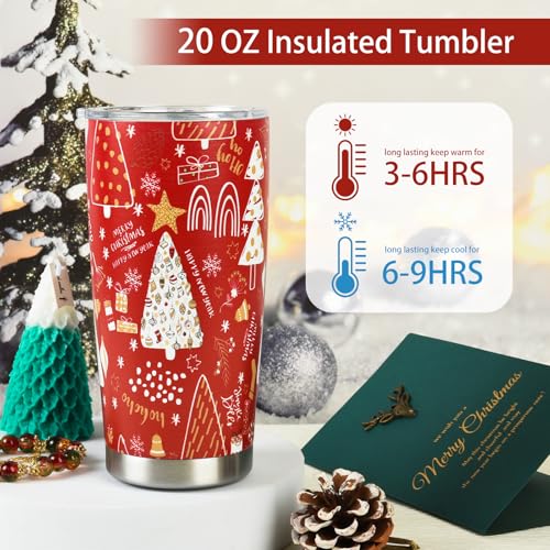 Christmas Gifts, Gift Baskets for Women Men,Unique Christmas Gift Sets Xmas Presents Ideas Box with Tumbler and Blankets for Her Him Mom Coworkers Best Friend Wife Daughter Sister - Image 5