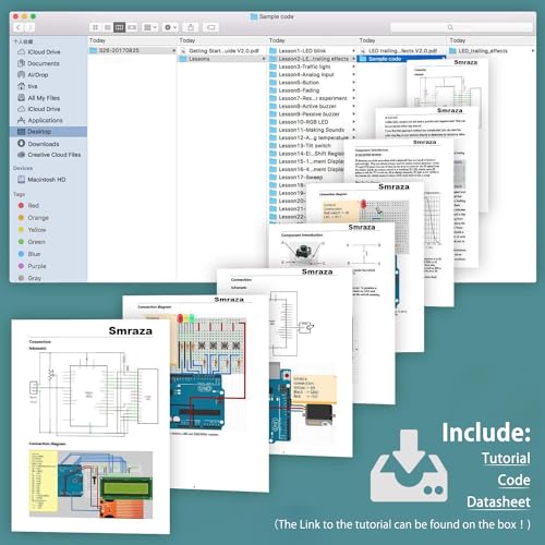 image for Smraza Super Starter Kit Project Kit with Breadboard, Power Supply, Ju