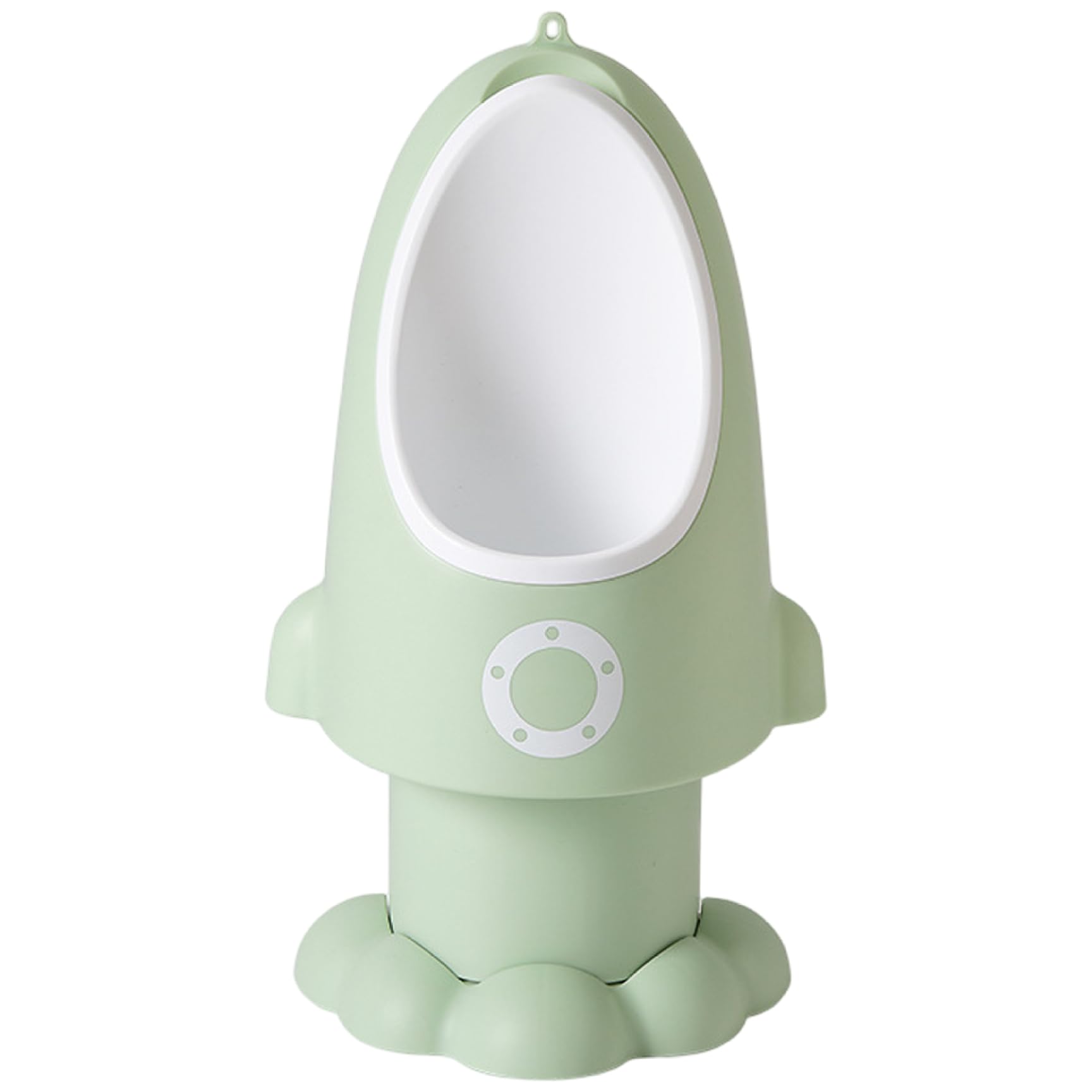 Töpfchentraining-Urinal Kleinkind-Urinal, verstellbar, sprühfest, Baby-Töpfchen mit lustiger Cartoon-Form, hängen/stehen, leicht zu reinigen, Training für Jungen von 1–6 Jahren, Grün