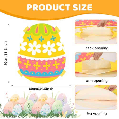 Disfraz de Huevo de Pascua Colorido Unisex miniatura 2