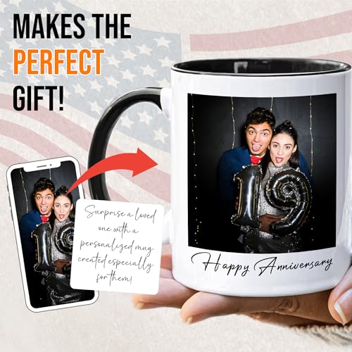 Taza Personalizada con Foto y Texto 15 Onzas miniatura 2