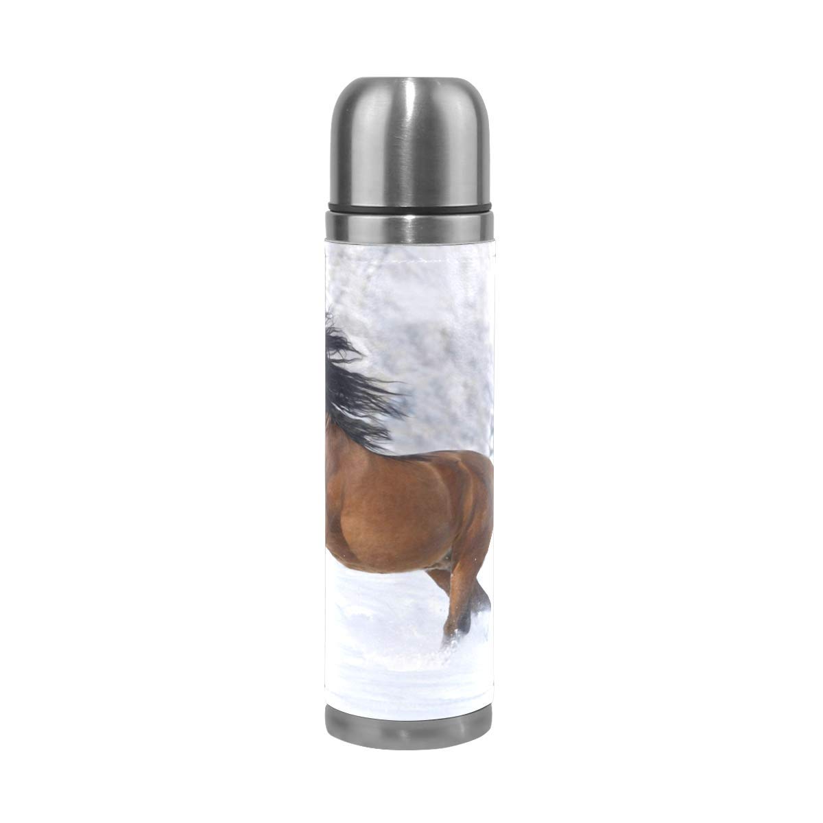 Gourde Isotherme ISAOA 500ml - Acier Inoxydable Double Paroi - Motif Licorne - Garde Le Froid 24h