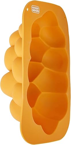 Miniatura 7 de The Kosher Cook Molde de jalá trenzado de silicona, grande, bandeja ovalada trenzada para jalá, molde para hornear pan, no requiere forma