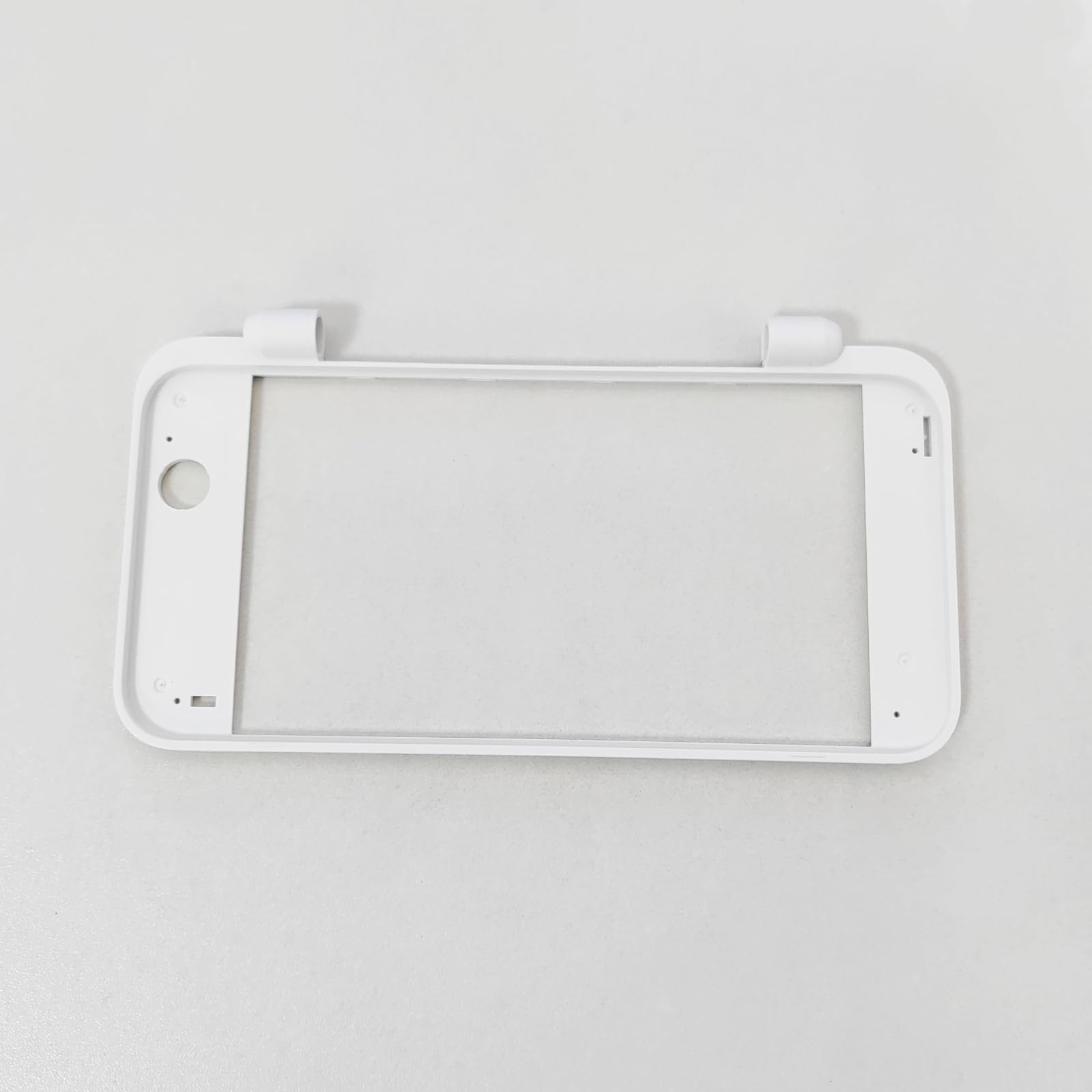 Hzxkqmil Kit Guscio di Ricambio Custodia a Alloggiamento per Nintendo New 2DS XL/New 2DS LL Console, Frontalino Anteriore Telaio Superiore Piastre di Copertura Inferiori (Bianco + Blu)