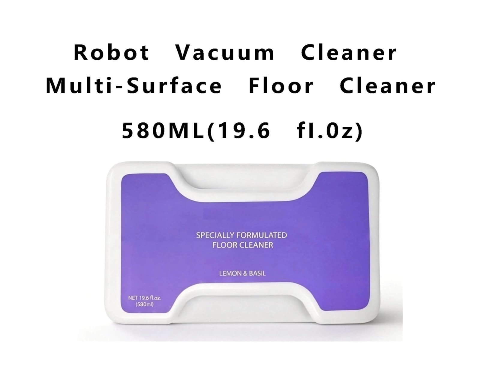 Solución de limpieza pisos 580 ml, compatible con Narwal Freo Z Ultra, Z10, detergente concentrado multisuperficie for robot aspirador y trapeador(2PCS)