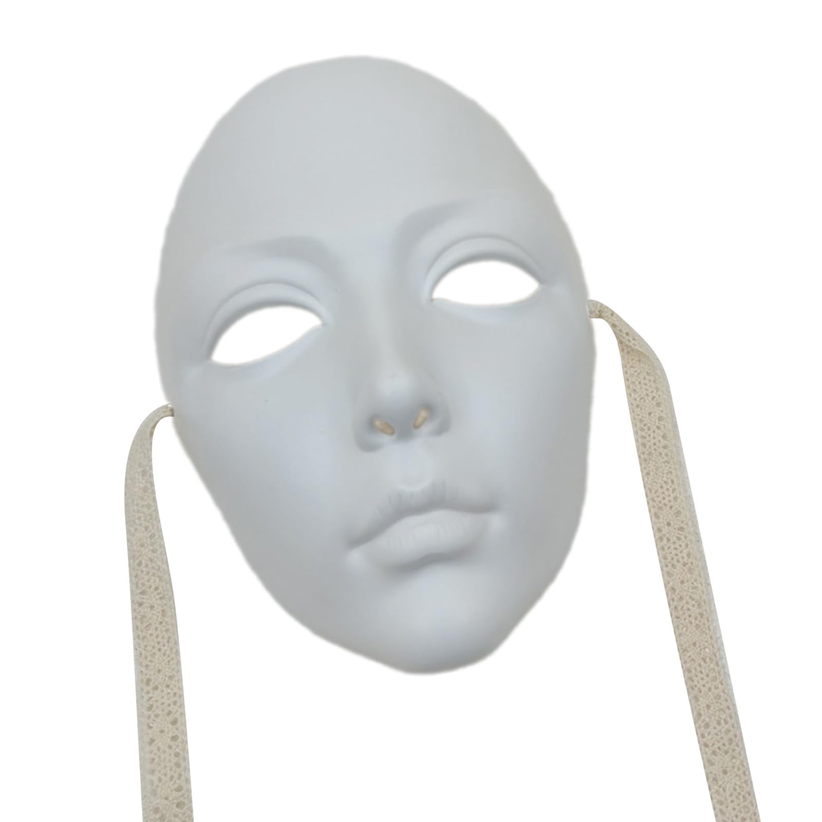 carotoe Paintable Face Masquerade Decoration Halloween Cosplay Full Face For Women Men Halloween Cosplay