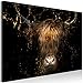 decomonkey Bilder Hochlandrind 120x80 cm 1 Teilig Leinwandbilder Bild auf Leinwand Vlies Wandbild Kunstdruck Wanddeko Wand Wohnzimmer Wanddekoration Deko Highland Cattle Rind Tiere schwarz Baby,Schwarz günstig Kaufen-decomonkey Bilder Hochlandrind 120x80 cm 1 Teilig Leinwandbilder Bild auf Leinwand Vlies Wandbild Kunstdruck Wanddeko Wand Wohnzimmer Wanddekoration Deko Highland Cattle Rind Tiere schwarz