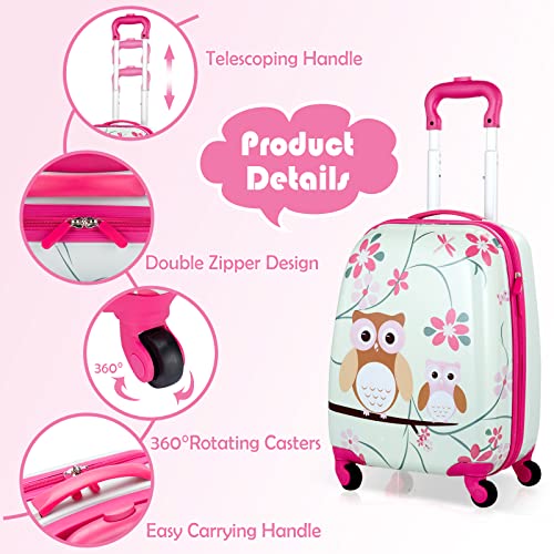 Goplus Kids Luggage Set for Boys and Girls Travel