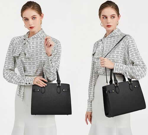 Image of DMICXEL Tote Bag Crossbody Purses for Women Shoulder Handbag PU Leather Top Handle Satchel Bags