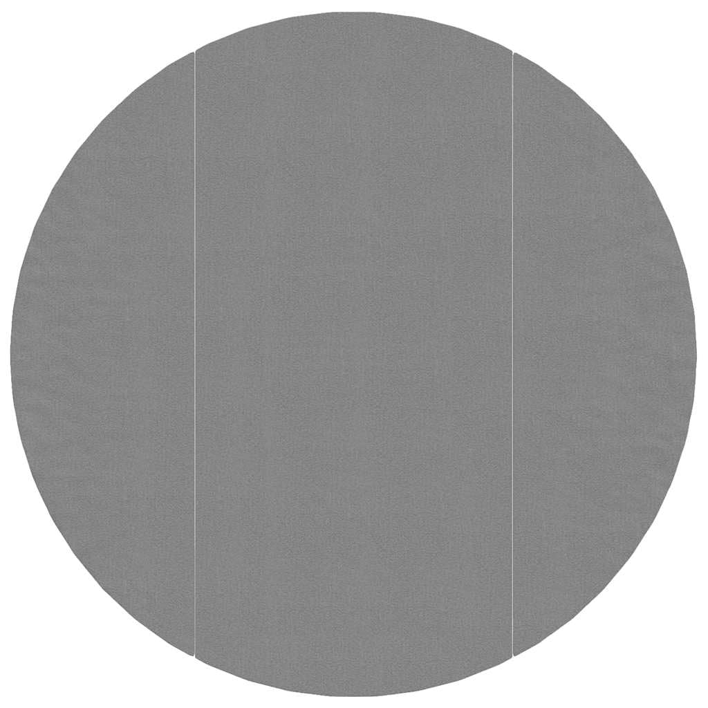 Paño de suelo para piscina, gris claro, diámetro de 306 cm, poliéster, geotextil, 3 piezas, protección del suelo para piscina, base de piscina contra suciedad, película protectora, protección