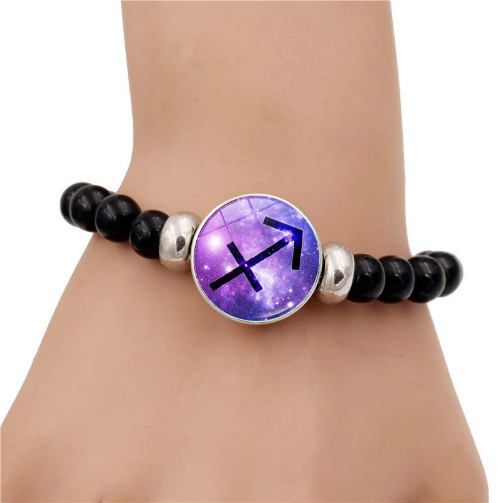 Bracciale Costellazioni Donna In Acciaio - Gioiello Zodiacale Con Perline E Cristalli, Regalo Elegante - Foto 6