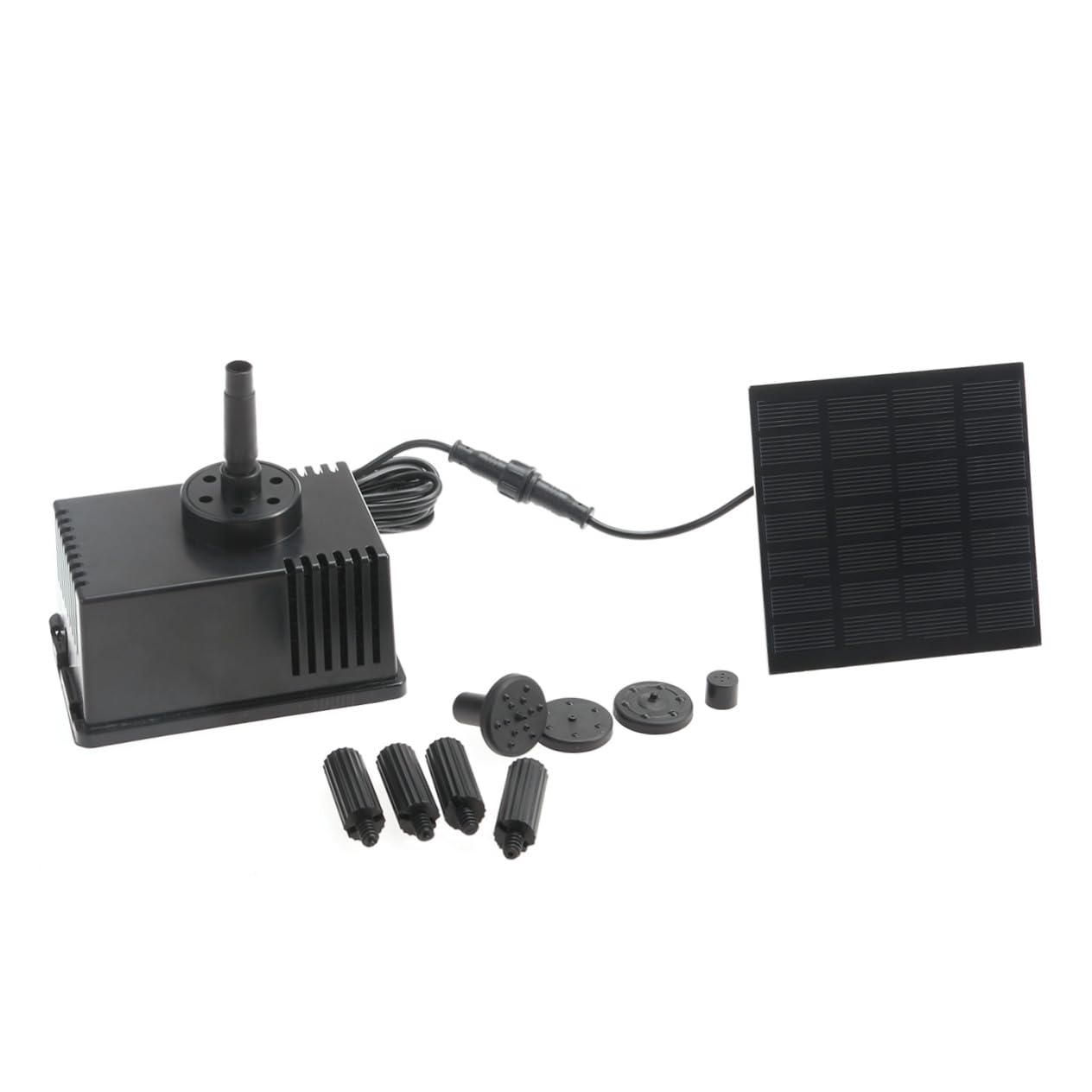 Toyvian Solarbetriebene Tauchpumpe Für Springbrunnen Und Gartenteich Energieeffiziente Solarpumpe Mit Hoher Förderleistung Kabellose Wasserpumpe Für Kleine Teiche Und Gartenbrunnen Umweltf