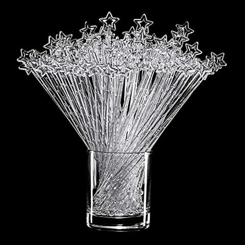 Honoson 100 Pack Star Top Swizzle Sticks Cover