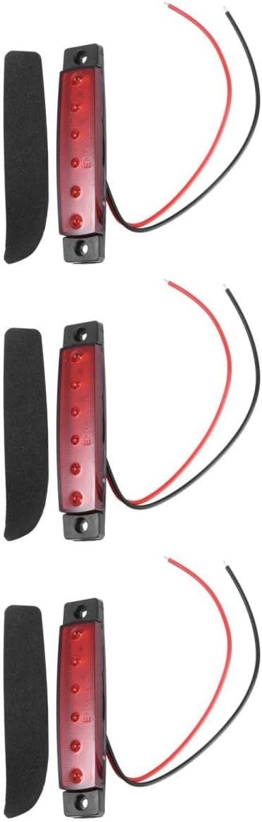 CALLARON 3pcs 6 12v Trailer Tail Light Kit Tail Lights Turn Signal for Universal Mount