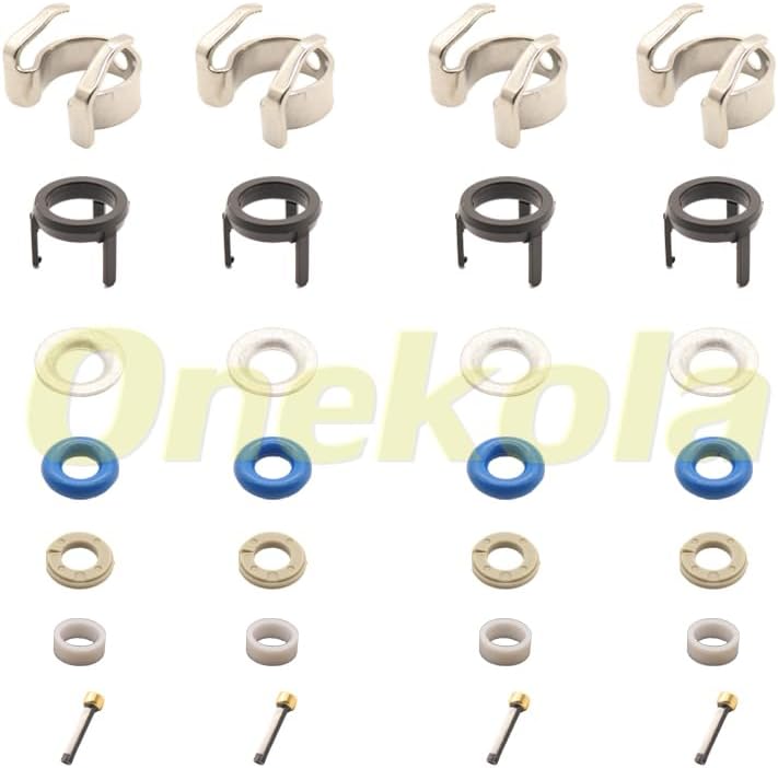 06H 998 907 A EA888 Fuel Injectors Seals ORing Repair Kit For VW Golf For Jetta For passat For Audi A4 A6 Q5 TT 1.8 2.0 TFSI 06J998907D - (Color: 4 piece set)